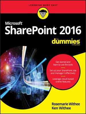 cover image of SharePoint 2016 For Dummies